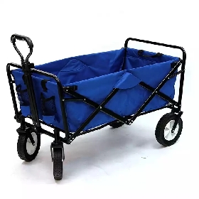 Collapsible Multipurpose Camp Wagon Garden Carts-Beach, Outdoor and Camping